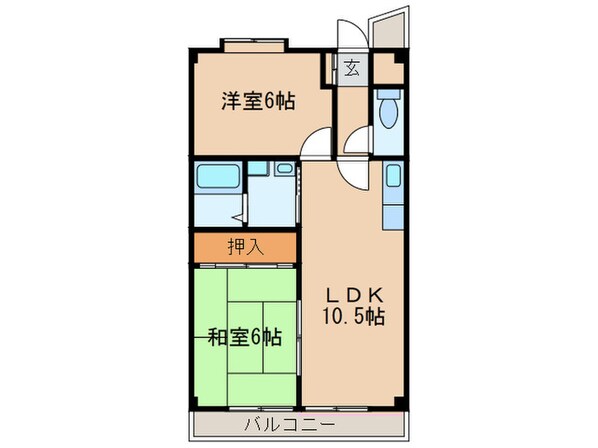 グリ－ンハイツ瑞穂の物件間取画像